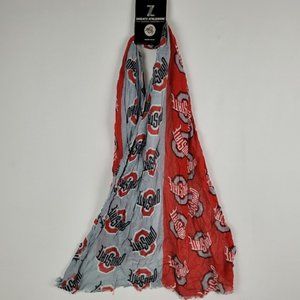 Ohio State University Buckeyes Zoozatz Womens Oblong Scarf NEW!